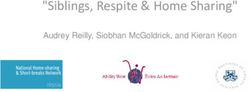 "SIBLINGS, RESPITE & HOME SHARING" - AUDREY REILLY, SIOBHAN MCGOLDRICK, AND KIERAN KEON - INTERNATIONAL SHORT BREAK ...