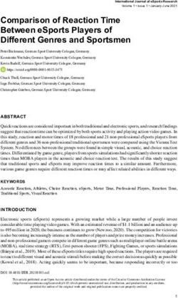 Comparison of Reaction Time Between eSports Players of Different Genres and Sportsmen