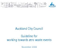 Auckland City Council Guideline for working towards zero waste events - November 2008