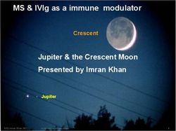 MS & IVIg as a immune modulator Jupiter & the Crescent Moon Presented by Imran Khan