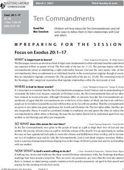 Ten Commandments - The Thoughtful Christian