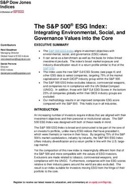 The S&P 500 ESG Index: Integrating Environmental, Social, and Governance Values into the Core - S&P Dow Jones Indices