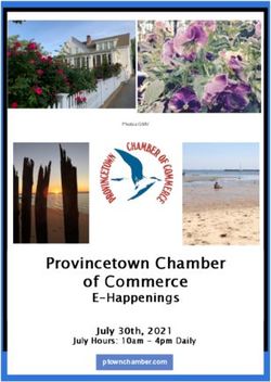 PRPROOVINCVINCETOETOWNWN CHAMBCHAMBER ER - PROVINCETOWN CHAMBER OF COMMERCE