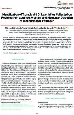 Identification of Trombiculid Chigger Mites Collected on Rodents from Southern Vietnam and Molecular Detection of Rickettsiaceae Pathogen