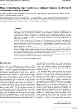 Bevacizumab plus capecitabine as a salvage therapy in advanced adrenocortical carcinoma