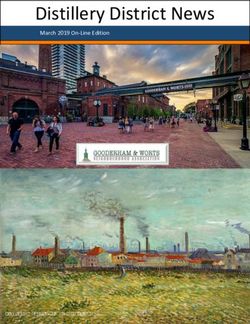Distillery District News - March 2019 On- Line Edition - By Van Gough, Factories at Clichy - AGO - Gooderham & Worts ...