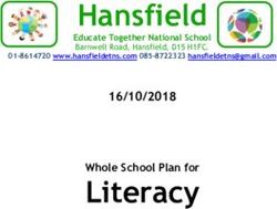 Hansfield - Literacy 16/10/2018 Whole School Plan for - Hansfield Educate Together NS