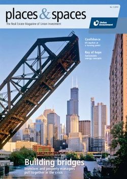 Places spaces - Building bridges - Confidence - Union Investment Real Estate GmbH