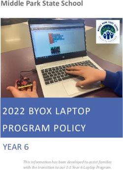 2022 BYOX LAPTOP PROGRAM POLICY - YEAR 6 - Middle Park State School