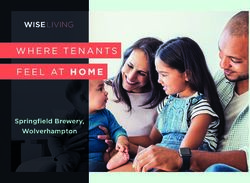 FEEL AT HOME WHERE TENANTS - Springfield Brewery, Wolverhampton - Wise Living