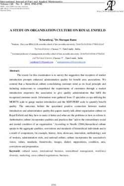 A STUDY ON ORGANISATION CULTURE ON ROYAL ENFIELD