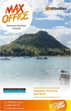 Capability Overview April 2019