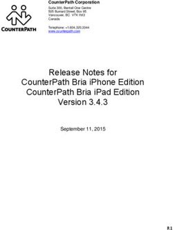 RELEASE NOTES FOR COUNTERPATH BRIA IPHONE EDITION COUNTERPATH BRIA IPAD EDITION VERSION 3.4.3