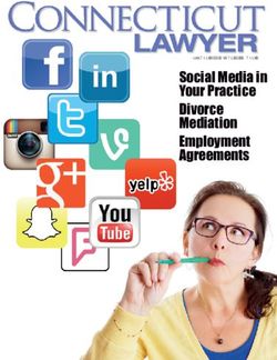 Social Media in Your Practice Divorce Mediation Employment Agreements - September 2014 Volume 25 / Number 2