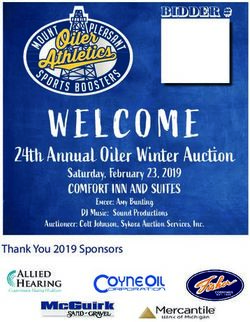 WELCOME 24th Annual Oiler Winter Auction - Bidder # - Mt. Pleasant Oiler Athletic Boosters