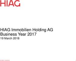 HIAG Immobilien Holding AG Business Year 2017 - 19 March 2018