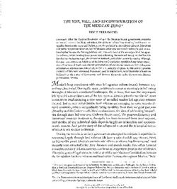 THE RISE, FALL, AND RECONFIGURATION OF THE MEXICAN E IDO