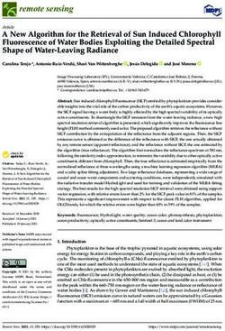 A New Algorithm for the Retrieval of Sun Induced Chlorophyll Fluorescence of Water Bodies Exploiting the Detailed Spectral Shape of Water-Leaving ...