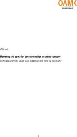 JING LUO Working diary for Polar Device Oy as an operation and marketing co-ordinator - Marketing and operation development for a start-up company