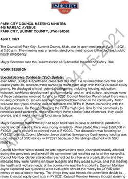 PARK CITY COUNCIL MEETING MINUTES 445 MARSAC AVENUE PARK CITY, SUMMIT COUNTY, UTAH 84060 - Granicus