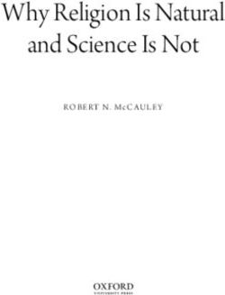 WHY RELIGION IS NATURAL AND SCIENCE IS NOT - ROBERT N. MCCAULEY