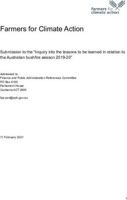 Farmers for Climate Action - Parliament of Australia