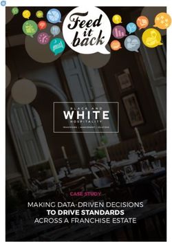 TO DRIVE STANDARDS MAKING DATA-DRIVEN DECISIONS ACROSS A FRANCHISE ESTATE - CASE STUDY - Feed It Back