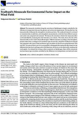 Svalbard's Mesoscale Environmental Factor Impact on the Wind Field - MDPI