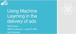 Using Machine Learning in the delivery of ads - Ruth Garcia NDR Conference - June 07, 2018 Iasi, Romania