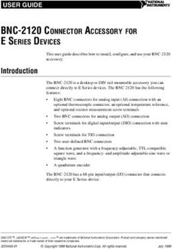 BNC-2120 CONNECTOR ACCESSORY FOR E SERIES DEVICES
