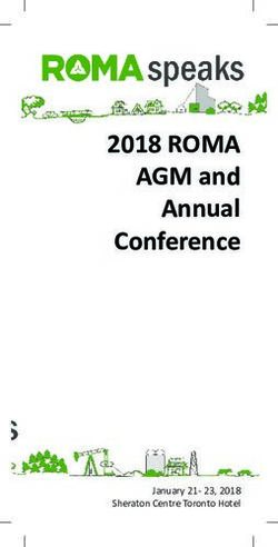 2018 ROMA AGM and Annual Conference - January 21 - 23, 2018 Sheraton Centre Toronto Hotel - Rural Ontario Municipal ...