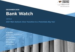 Bank Watch DECEMBER 2020 - Mercer Capital