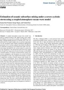 Estimation of oceanic subsurface mixing under a severe cyclonic storm using a coupled atmosphere-ocean-wave model - Ocean Science