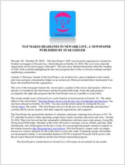 TGP MAKES HEADLINES IN NEWARK LIVE, A NEWSPAPER