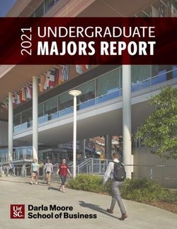 MAJORS REPORT 1UNDERGRADUATE - Darla Moore School of ...