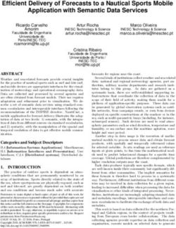 Efficient Delivery of Forecasts to a Nautical Sports Mobile Application with Semantic Data Services - Unpaywall