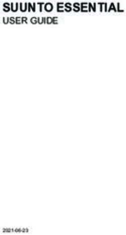 SUUNTO ESSENTIAL USER GUIDE