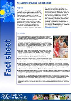 Preventing injuries in basketball - Purpose