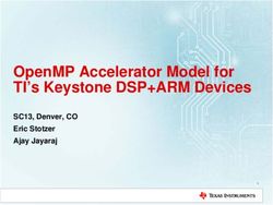OpenMP Accelerator Model for TI's Keystone DSP+ARM Devices - SC13, Denver, CO Eric Stotzer Ajay Jayaraj