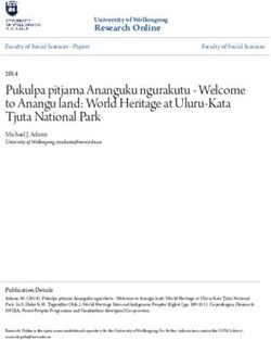 Pukulpa pitjama Ananguku ngurakutu - Welcome to Anangu land: World Heritage at Uluru-Kata Tjuta National Park - Research ...