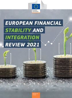 EUROPEAN FINANCIAL STABILITY AND INTEGRATION REVIEW 2021