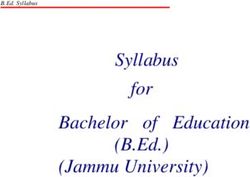 Syllabus for Bachelor of Education (B.Ed.) (Jammu University) - B.Ed. Syllabus - B.ed Admission