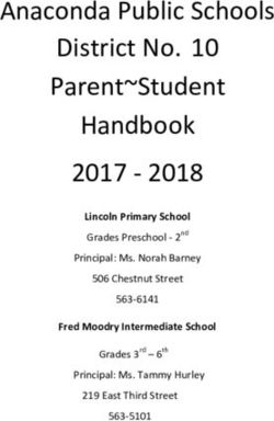 Anaconda Public Schools District No. 10 Parent Student Handbook 2017 2018 - Anaconda School District #10