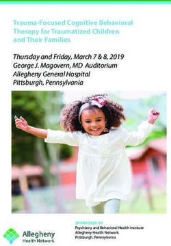 Trauma-Focused Cognitive Behavioral Therapy for Traumatized Children and Their Families - Trauma-Focused ...