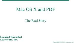 Mac OS X and PDF The Real Story - Leonard Rosenthol Lazerware, Inc - Planet PDF