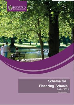 Scheme for Financing Schools - 2021/2022 Chief Executive