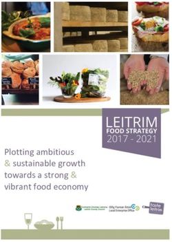 Plotting ambitious & sustainable growth towards a strong & vibrant food economy - Local Enterprise Office