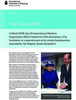 The Future of IMO - International Chamber of Shipping