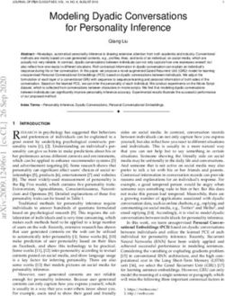 Modeling Dyadic Conversations for Personality Inference - arXiv