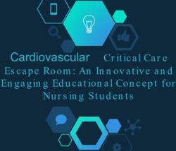 Cardiovascular Cr itical Car e - Es cape Room : An In n ovative an d En gagin g Edu cation al Con cept for - Sigma Repository